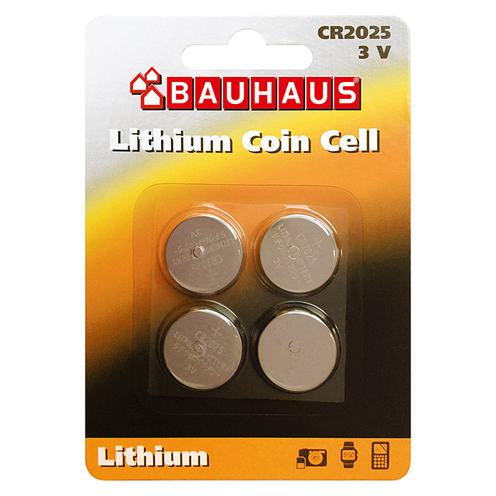 BAUHAUS Batterie a bottone al litio CR2025