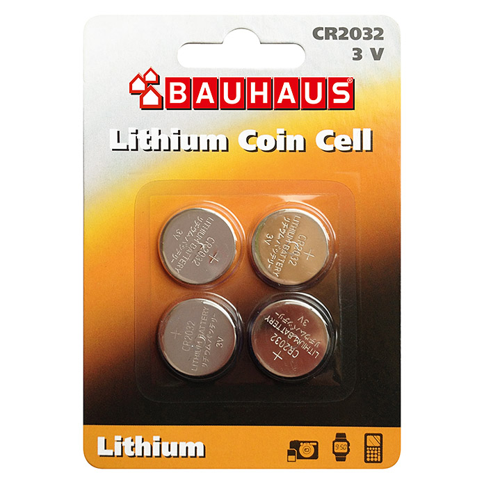 Knopfbatterie Lithium CR2032 BAUHAUS