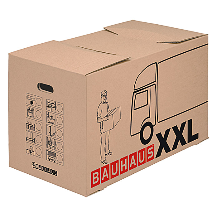 BAUHAUS Carton de déménagement Multibox XXL
