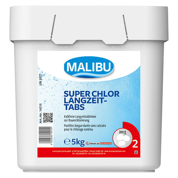 Malibu Super Chlorlangzeittabs 5 kg