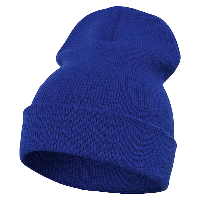 Long Beanie Mütze Blau