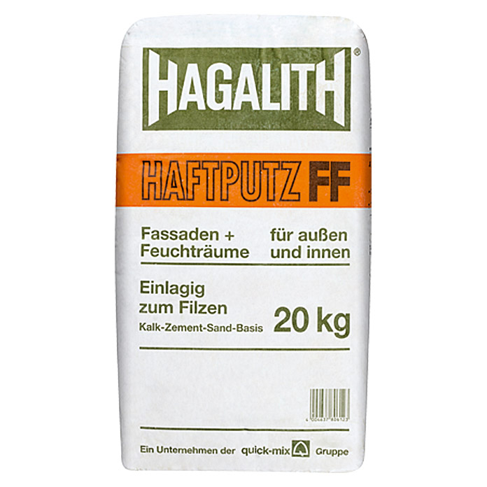 quick-mix Intonaco adesivo a base di calce-cemento Hagalith FF