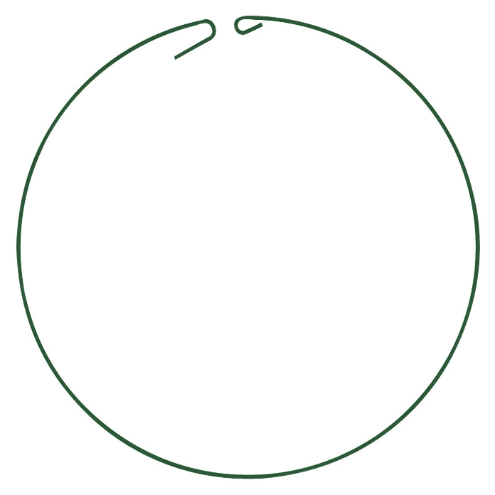 Tuteur en anneau circulaire  