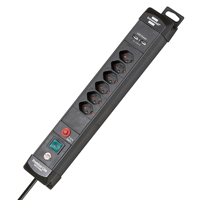 brennenstuhl Premium-Line Bloc multiprise avec fonction de chargement USB