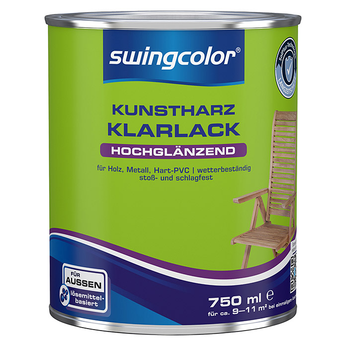 swingcolor Kunstharz Klarlack hochglänzend