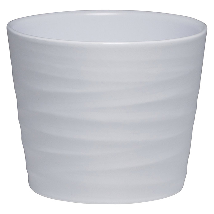 Luwasa Wave ceramica Coprivaso 13 bianco opaco