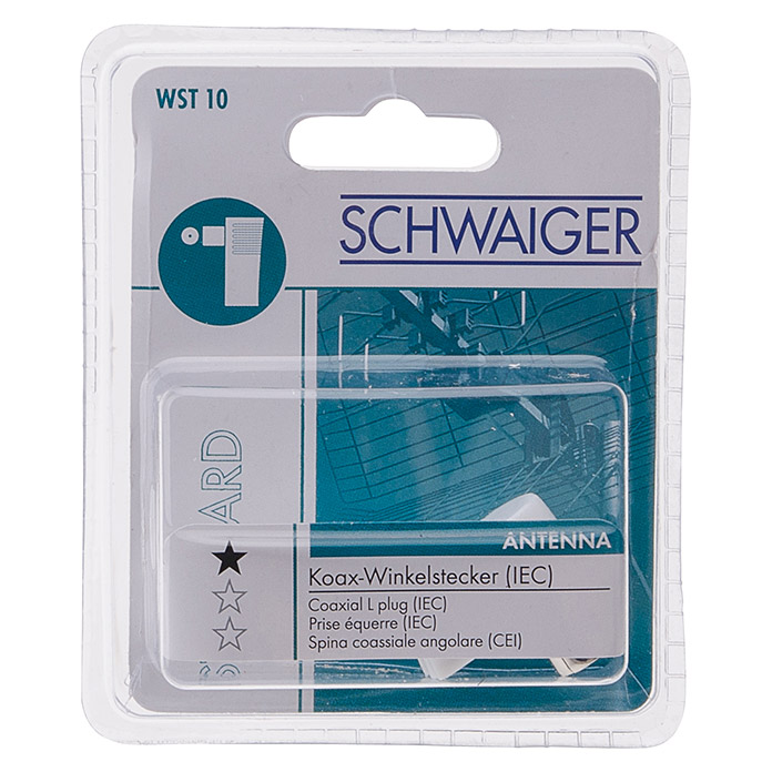 SCHWAIGER Koax-Winkelstecker