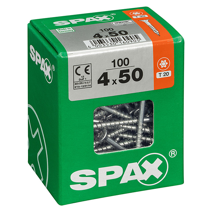 SPAX Viti universali T-Star plus Ø x L: 4 x 50 mm