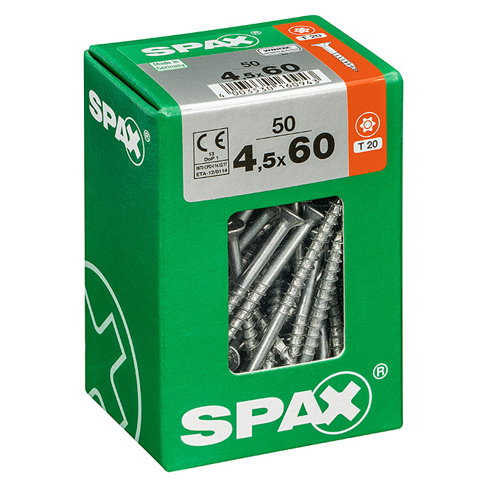 SPAX Vis universelle T-Star plus Ø x L: 4.5 x 60 mm
