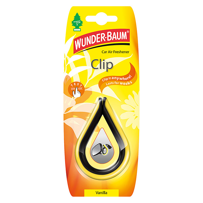 WUNDER-BAUM Clip Lufterfrischer Vanilla
