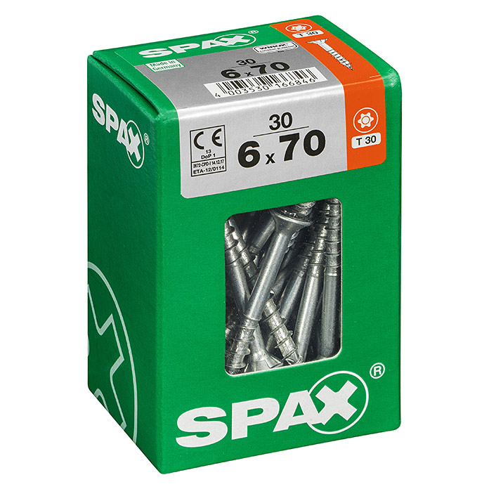 SPAX Universalschrauben T-Star plus Ø x L: 6 x 70 mm