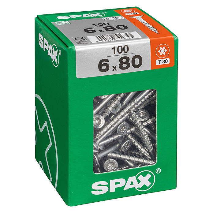 SPAX Universalschrauben T-Star plus Ø x L: 6 x 80 mm