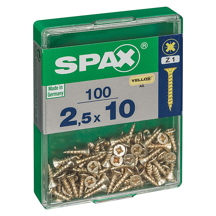 SPAX Universalschrauben Ø x L: 2.5 x 10 mm