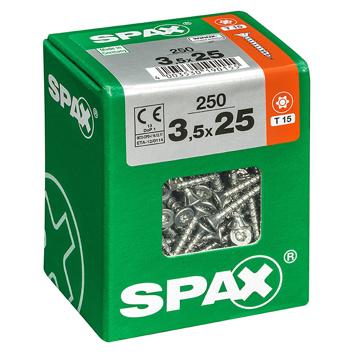 SPAX Vis universelle T-Star plus Ø x L: 3.5 x 25 mm