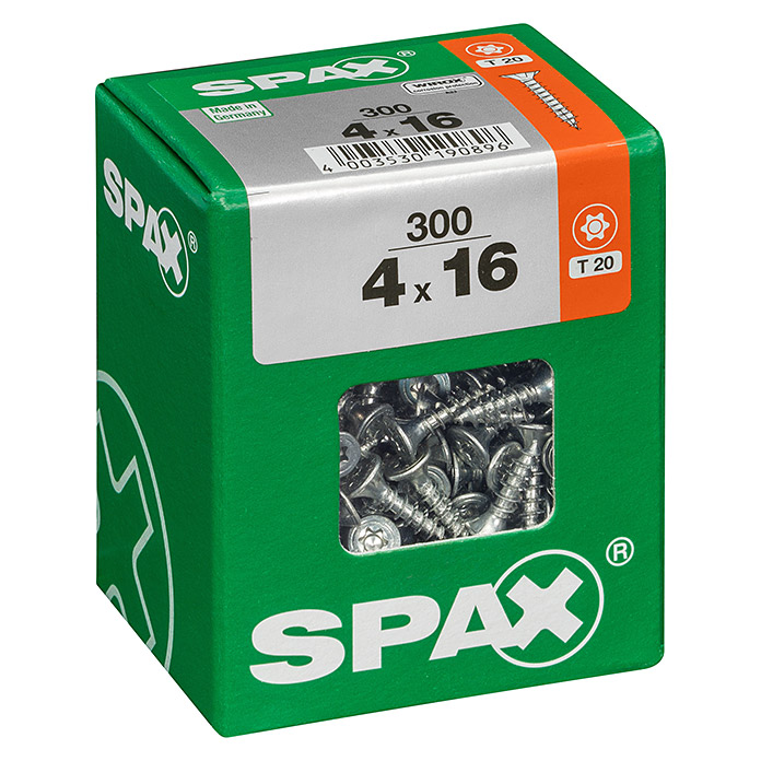 SPAX Viti universali T-Star plus Ø x L: 4 x 16 mm