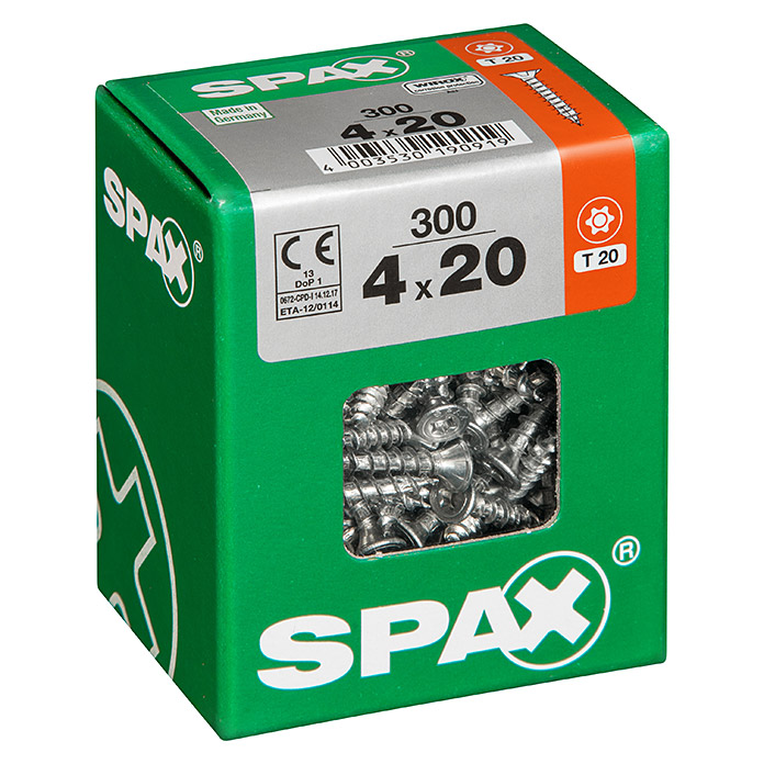 SPAX Universalschrauben T-Star plus Ø x L: 4 x 20 mm