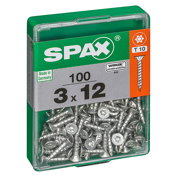 SPAX Universalschrauben T-Star plus Ø x L: 3 x 12 mm