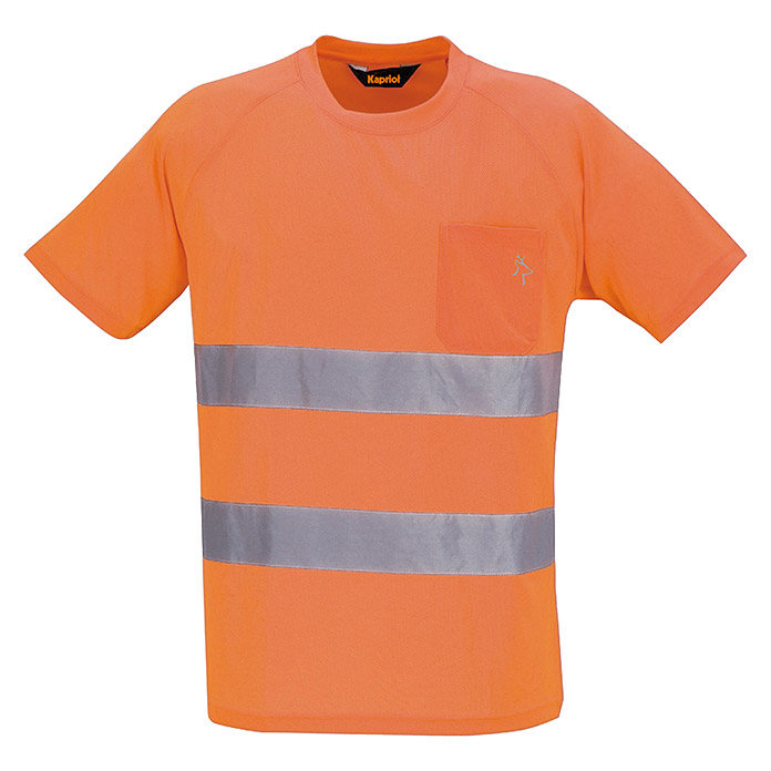 Kapriol Warnschutz-T-Shirt HI-VIS Smart L