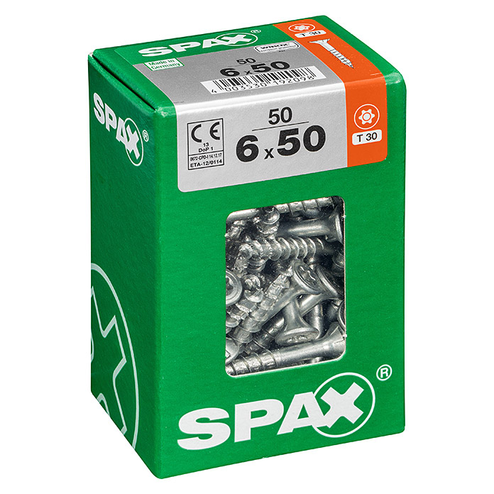 SPAX Vis universelle T-Star plus Ø x L: 6 x 50 mm
