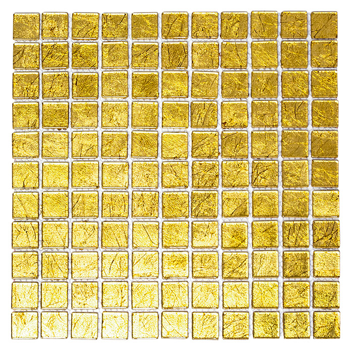 Glasmosaik Crystal Gold uni