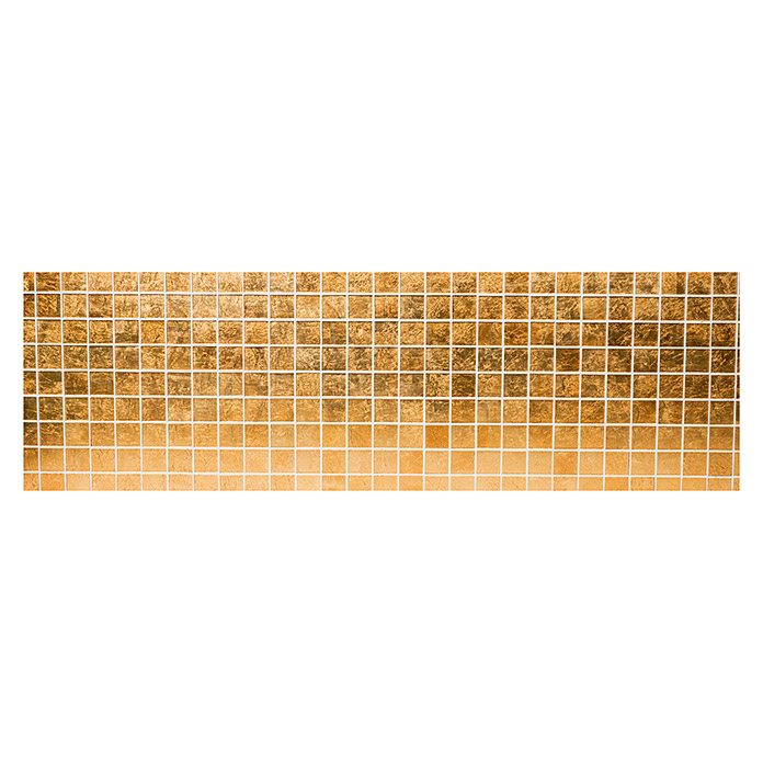 Crystal Gold Mosaico in vetro finitura semplice