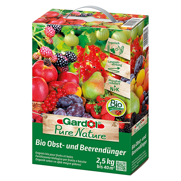 Gardol Engrais bio pour fruits et baies Pure Nature