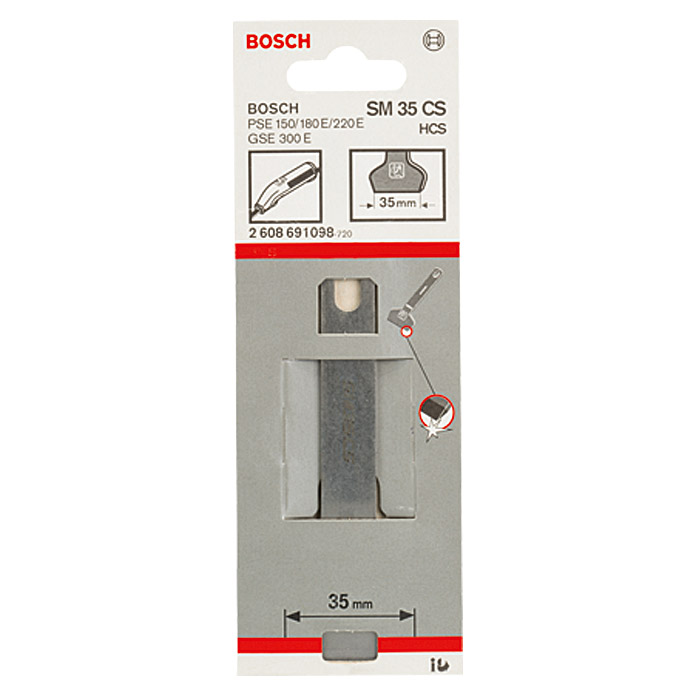 35 mm Bosch Grattoir-Couteau SM 35 CS 