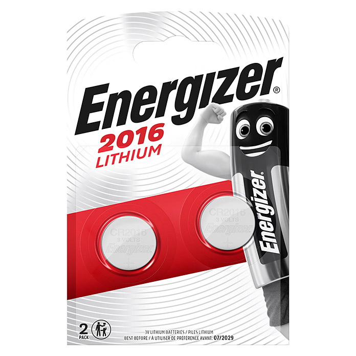 ENERGIZER Knopfzellenbatterie Lithium CR2016