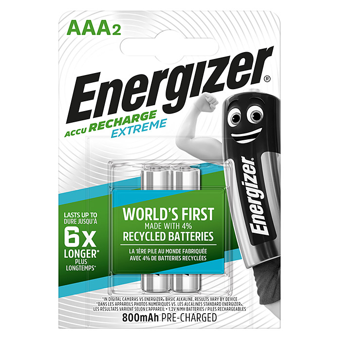 ENERGIZER Pile rechargeable Micro AAA Extreme 