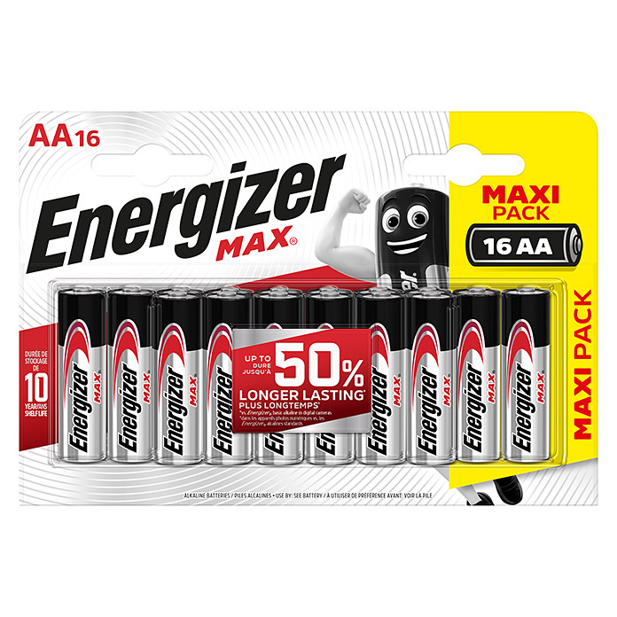 Energizer Alkali Batterie Max AA