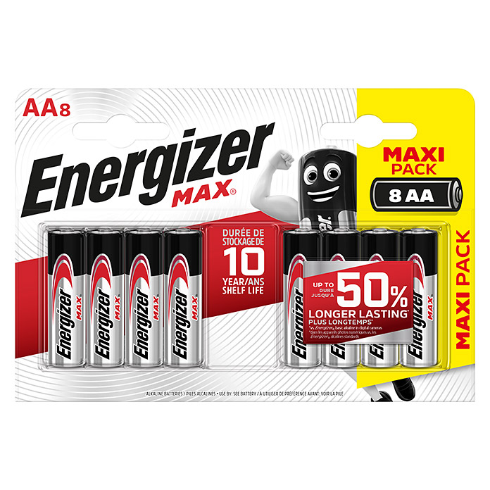 ENERGIZER Batterie alcaline Max Mignon AA