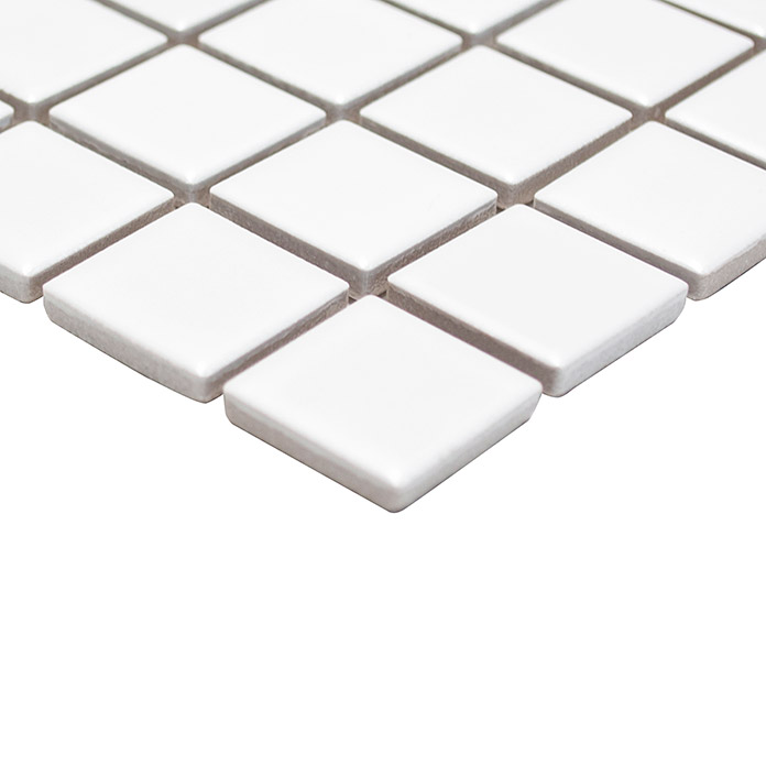 Uni Mosaico in ceramica bianco