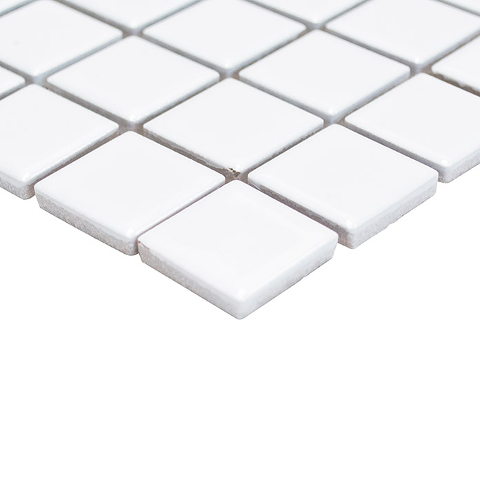 Uni Mosaico in ceramica bianco B 100