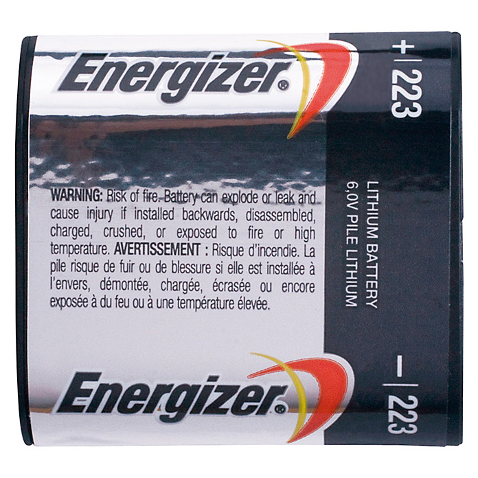 ENERGIZER Pile CR223 au lithium pour appareil photo 
