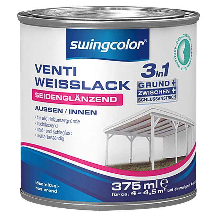 swingcolor Vernice traspirante bianca 3in1