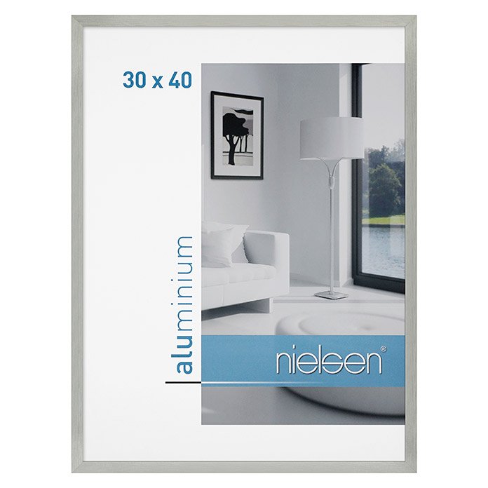 Nielsen Bilderrahmen C2 Silber 30 x 40 cm