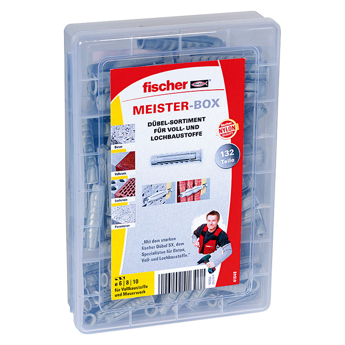 Set di tasselli a espansione per Meister-Box SX fischer