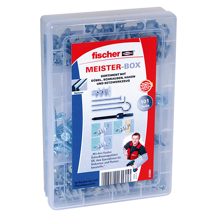 fischer Set tasselli per cartongesso GK Meister-Box