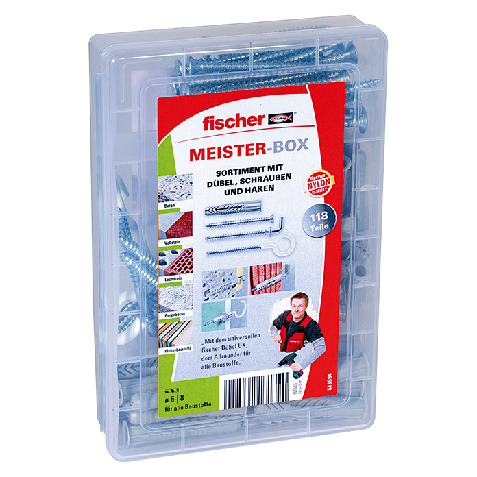 fischer Meister-Box Universaldübelset UX / R