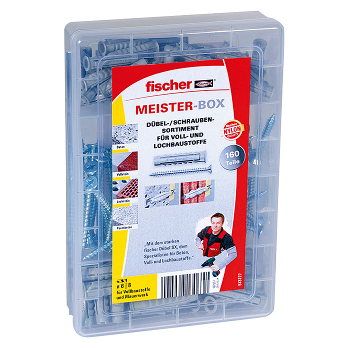 fischer Set di tasselli a espansione per Meister-Box SX 