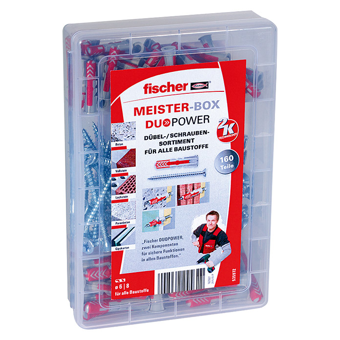 fischer Set di tasselli Meister-Box Duopower