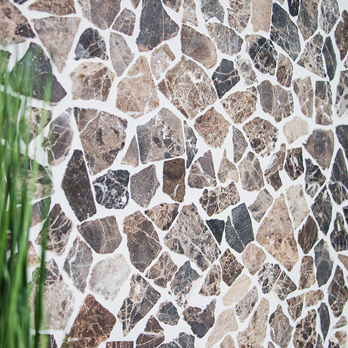 Natursteinmosaik Marmor Braun