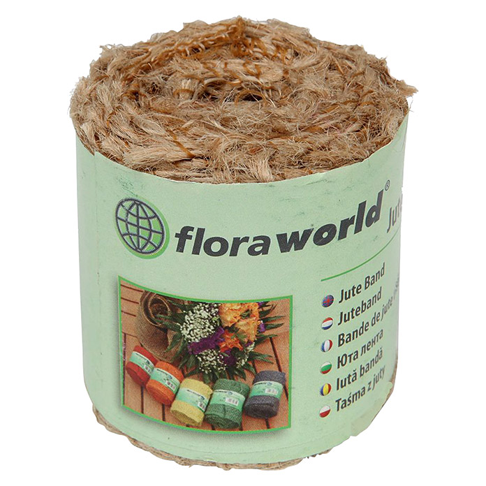 Ruban en tissu de jute classique de Floraworld