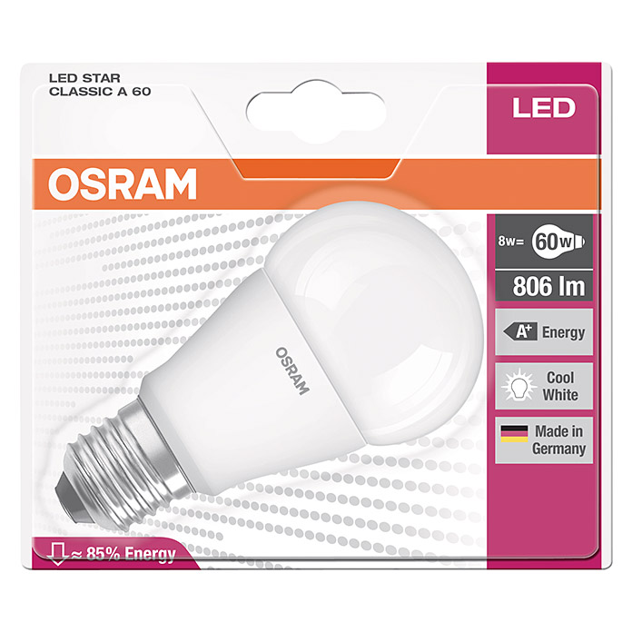 OSRAM LED-Leuchtmittel Star Classic A