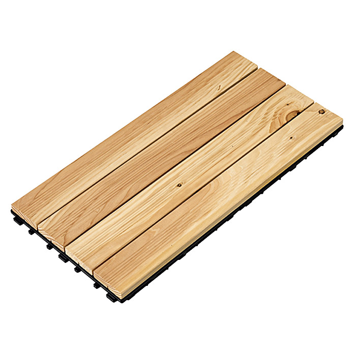 Piastrelle in legno a incastro 60 x 30 cm