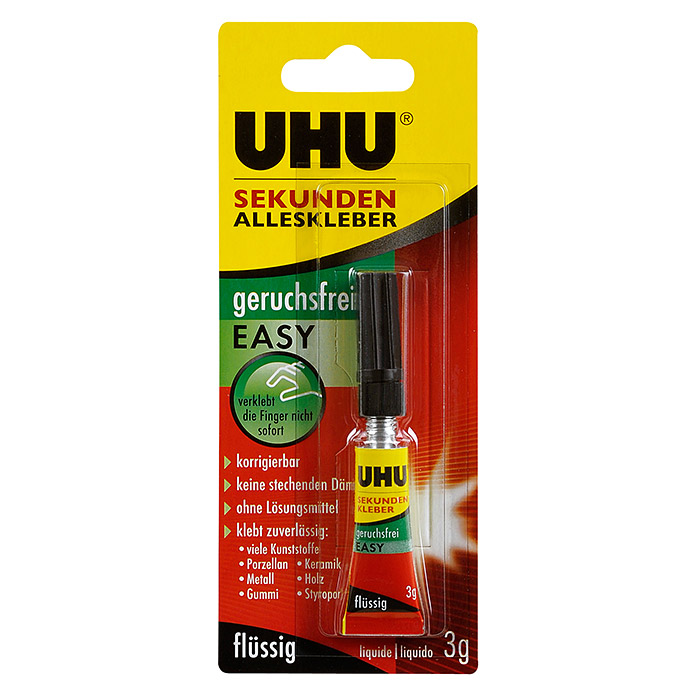 Colle instantanée UHU sans odeur Easy