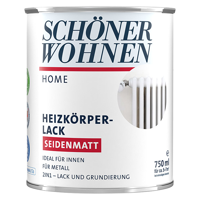 SCHÖNER WOHNEN HOME peinture pour radiateurs satiné