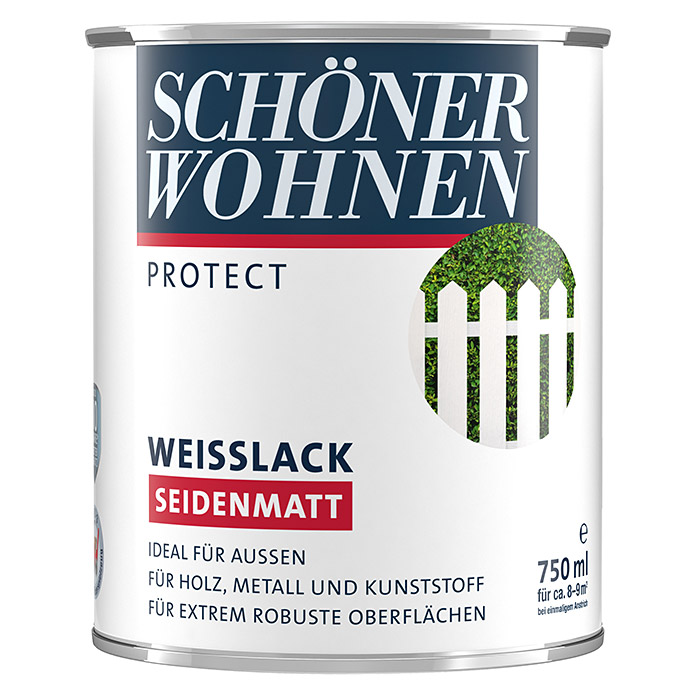 SCHÖNER WOHNEN PROTECT vernice bianca opaco