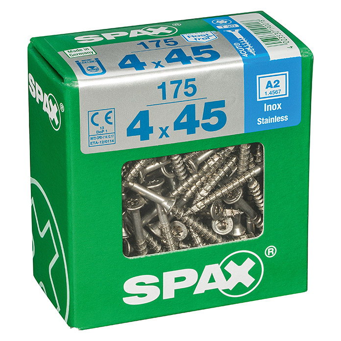 SPAX Senkkopfschrauben T-Star plus Ø x L: 4 x 45 mm