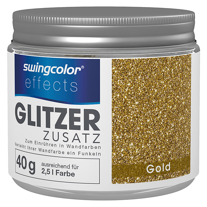 swingcolor Glitzer-Zusatz Gold